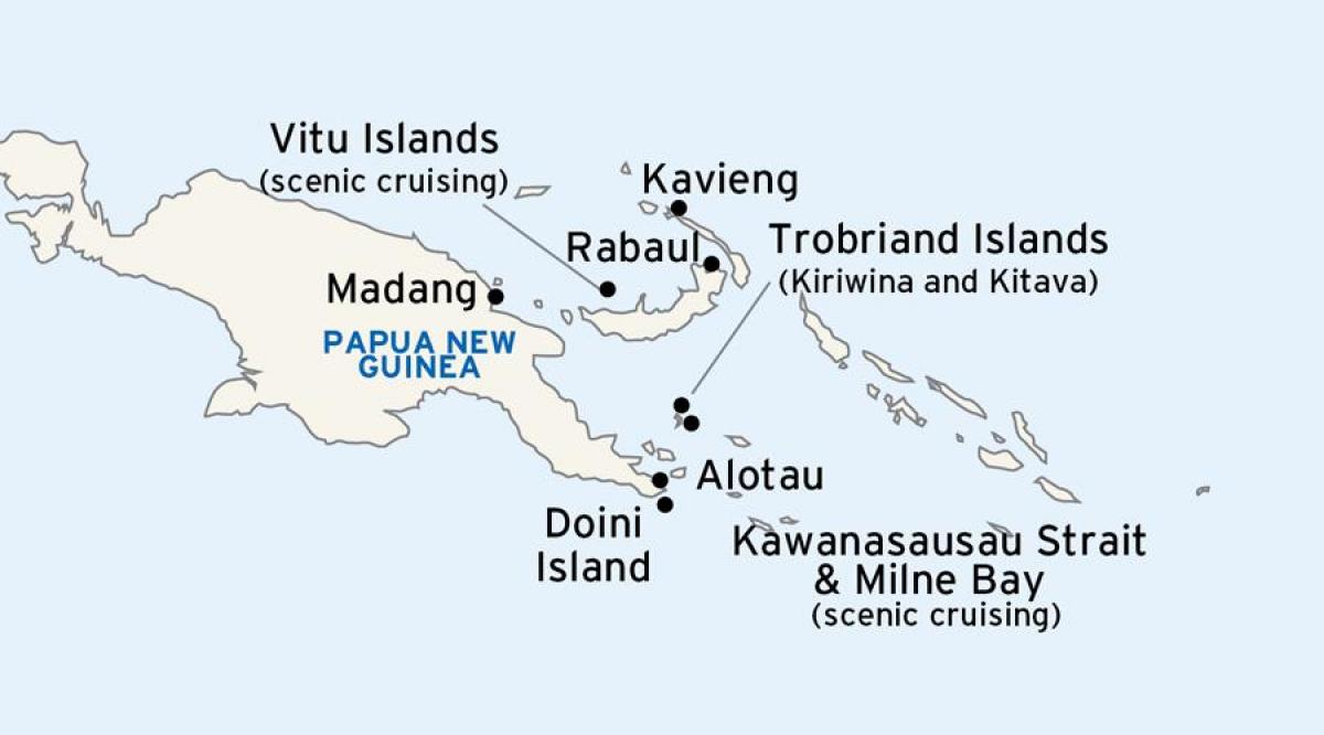 carte de alotau papouasie-nouvelle-guinée