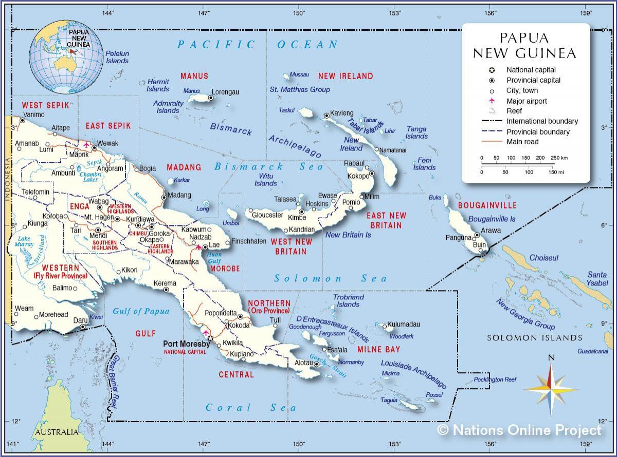 carte de tari papouasie-nouvelle-guinée 