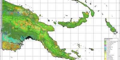Carte de la papouasie-nouvelle-guinée climat